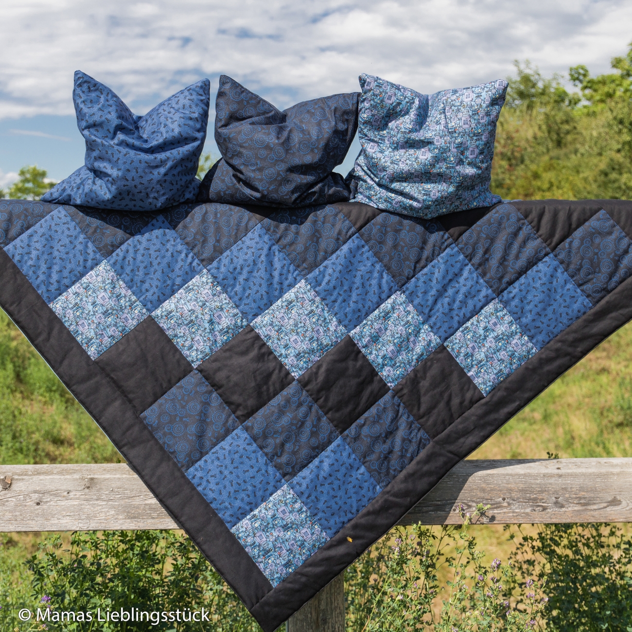 Swafing Baumwolle Webware - Happy Metal by Steinbeck - Zahnräder/Schrauben